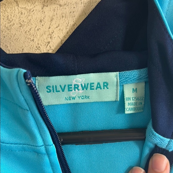 Silver Jeans Blue Utility Jacket Lightweight Zip-Up - Picture 2 of 3